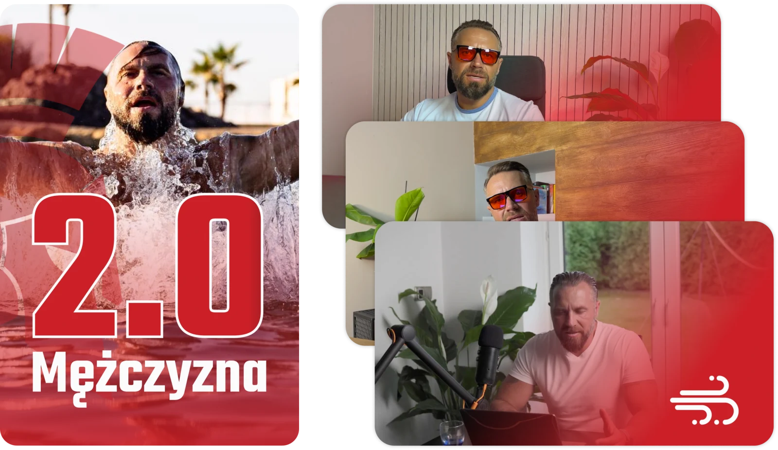 Materiały szkoleniowe programu Mężczyzna 2.0 prowadzone przez Sebastiana Zacharę.